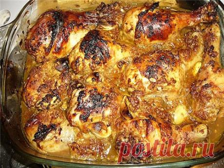Куриные ножки в апельсиновом соусе