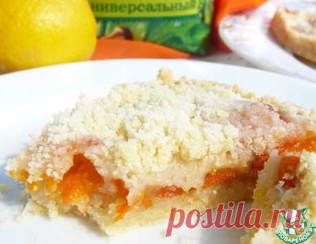Пирог с абрикосами и цедрой лимона – кулинарный рецепт