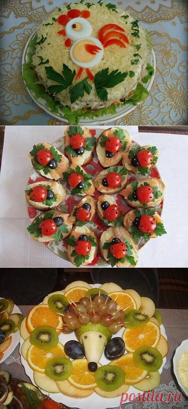 23 оригинальных идеи для украшения праздничных блюд! | NashaKuhnia.Ru