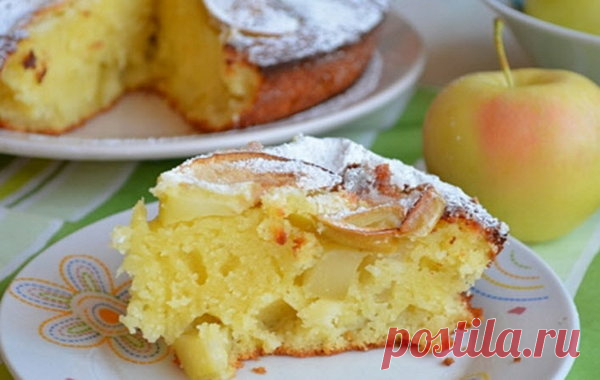 Манник с яблоками-вкус из детства | Идеи рецептов | Яндекс Дзен
