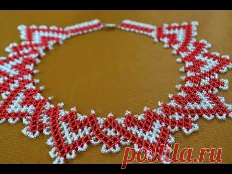 Колье из бисера "Кармелита"  Мастер класс / Necklaces of beads. Beading
