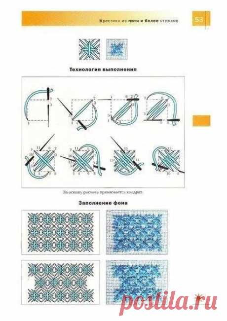 Интересные стежки для вышивания — DIYIdeas