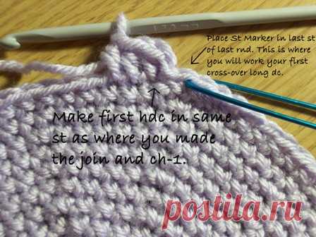 Кросс-Over Long DC Hat ~ Free вязания шаблон