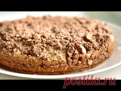Ореховый торт с корицей! Без муки, без сахара! Из нескольких простых ингредиентов