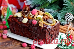 Рождественский шоколадный кекс - кулинарный рецепт