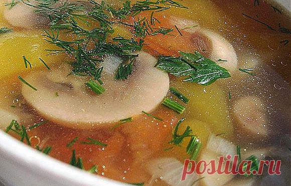 Рецепт Грибной суп в мультиварке