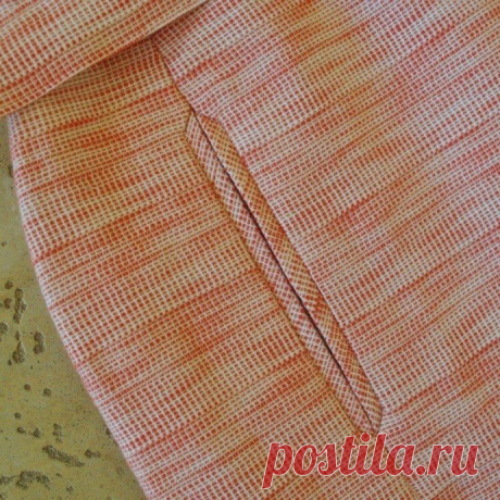 ​Карман в рамку в шве