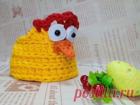 Создаем корзинку «Пасхальная курочка» | Журнал Ярмарки Мастеров