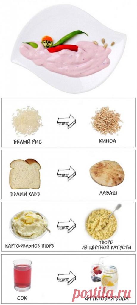 10 альтернативных продуктов для быстрого похудения - Диеты со всего света
