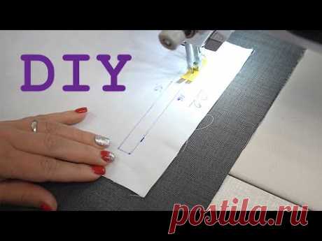 (54) Самый простой способ. Сошьете за 5 минут. DIY Easy Pocket - YouTube