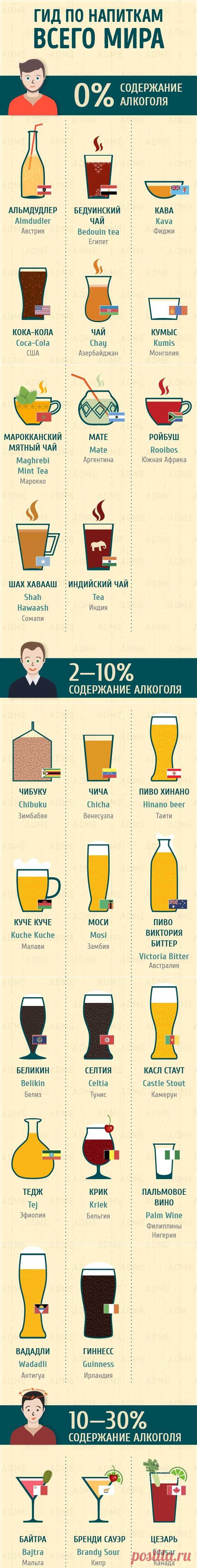 Полный гид по напиткам всего мира