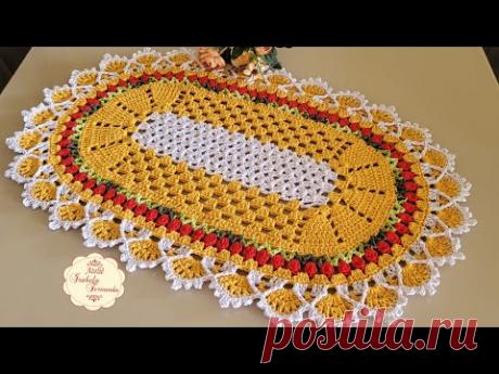 Tapete Oval Queridinho do Momento Rápido Fácil e Econômico