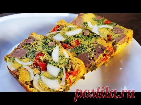 Потрясающая Запеканка из Куриной Печени На Праздничный Стол! Красивая Закуска на Новый Год!