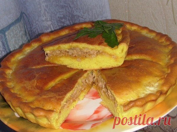 Простой рецепт вкусного пирога с мясом! Получается у всех!
