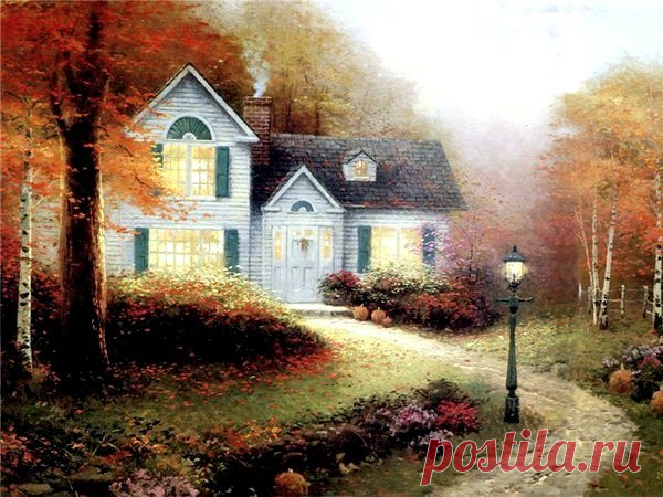 живопись Thomas Kinkade - 69 фото. Фотографии Валентин Иванов.