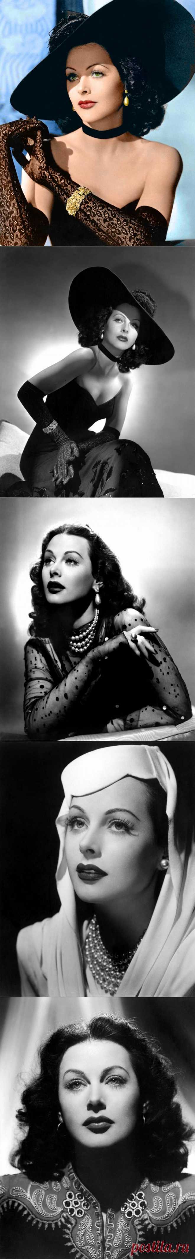Дивы в шляпках. Hedy Lamarr.Актриса Хеди Ламарр