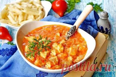 Быстрый куриный гуляш 

Ингредиенты: 

филе куриное - 500 - 600 г 
Показать полностью…