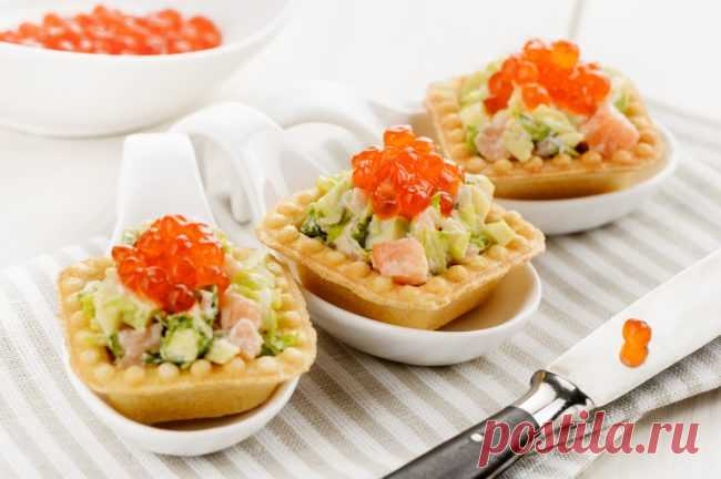 Салаты в тарталетках на Новый год 2019: рецепты с фото, простые и вкусные