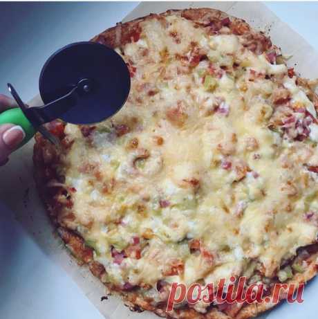пицца на сковороде 👈🏻
Без отрубей 👍🏻
Не отличить от настоящей пиццы 🍴
