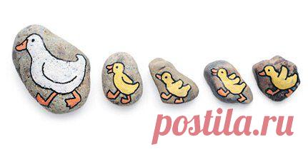 Рисуем на камнях | Для дачников.ру