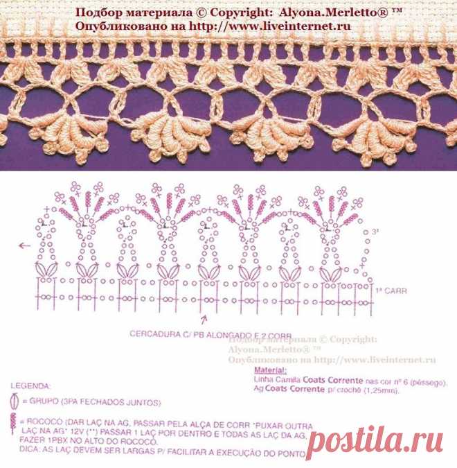 Кайма крючком ... от Bordados Modernos Barradinhos (Португалия).