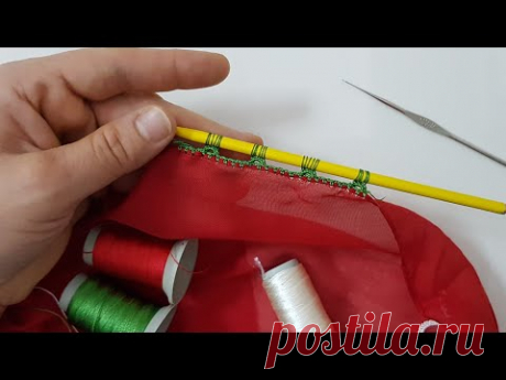 Sıralı Çilekler Sıralı Tığ Oyası  İğneden Tığa Tasarım