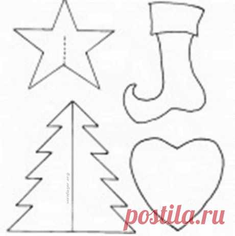 100 Enfeites de Natal em Feltro com Moldes - Como Fazer