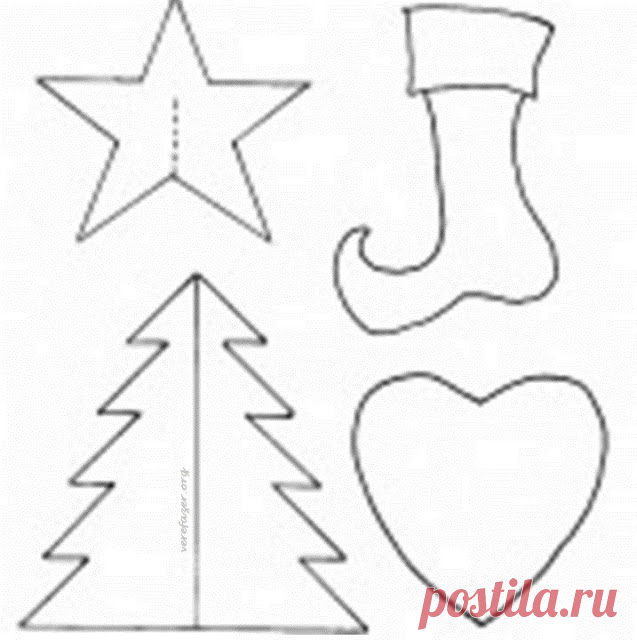 100 Enfeites de Natal em Feltro com Moldes - Como Fazer