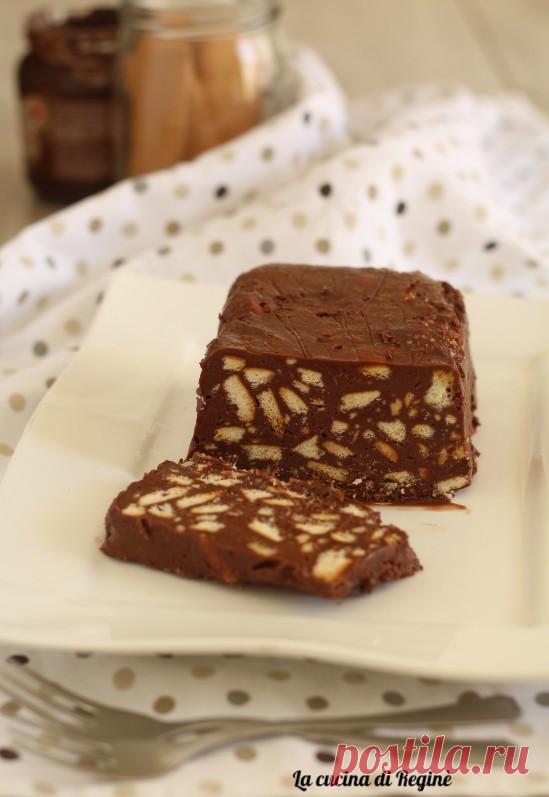 Патрубок холодный печеньем и нутеллой | кухня Reginé ☼ Патрубок холодный печенье, и шоколад, и сладкий, идеально подходит для летних вечеров, свежий и вкусный, готовится только с 3 ингредиентов