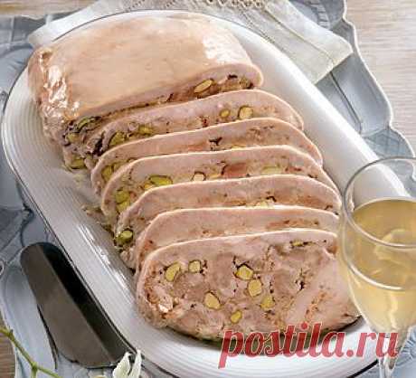 Галантин из курицы, закуска. Пошаговый рецепт с фото на Gastronom.ru