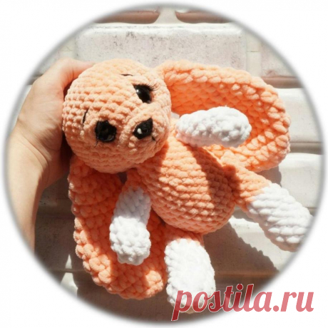 Зайка Персик амигуруми | Схемы амигуруми