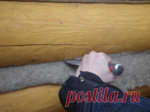 Что такое конопатка сруба, а также когда, сколько раз она нужна деревянным домам