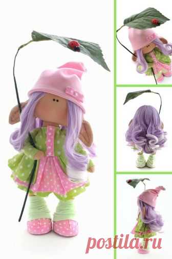 Elf Rag Doll Interior Decor Doll Russian Art Doll Poupée