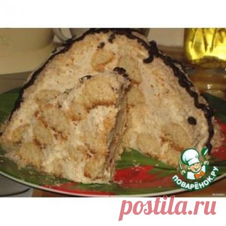 Торт «Кокосовая горка – «А-ля Рафаэлло»