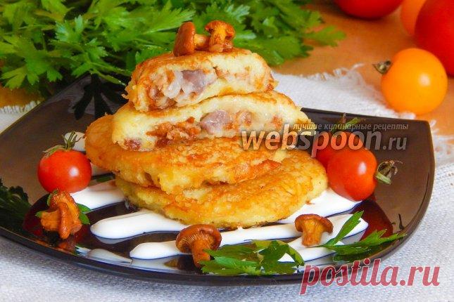 Драники с лисичками и солёной грудинкой рецепт с фото, как приготовить на Webspoon.ru
