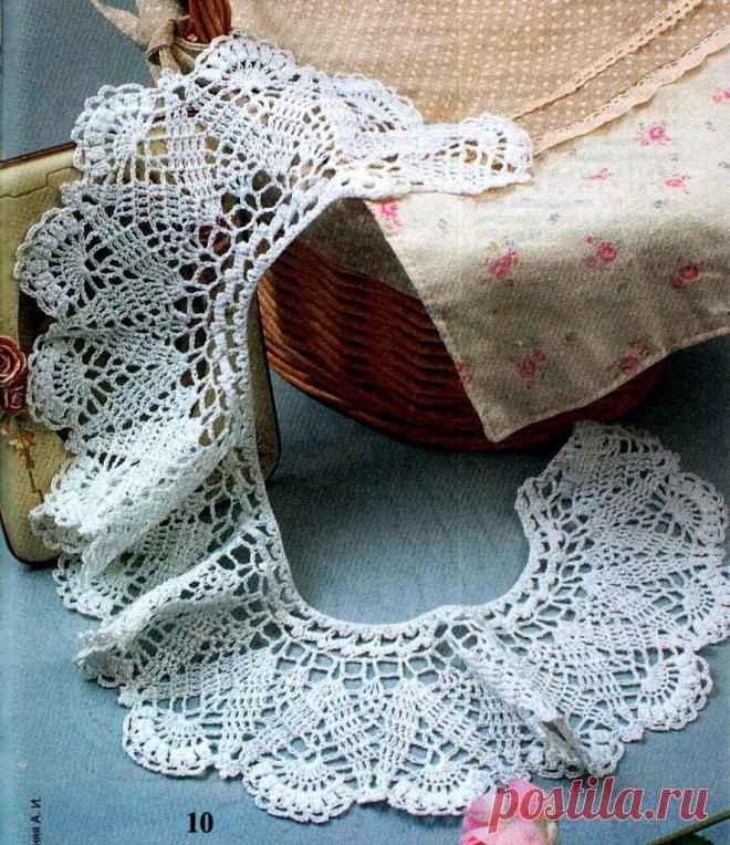 Воротнички крючком | Домашние зарисовки | Яндекс Дзен