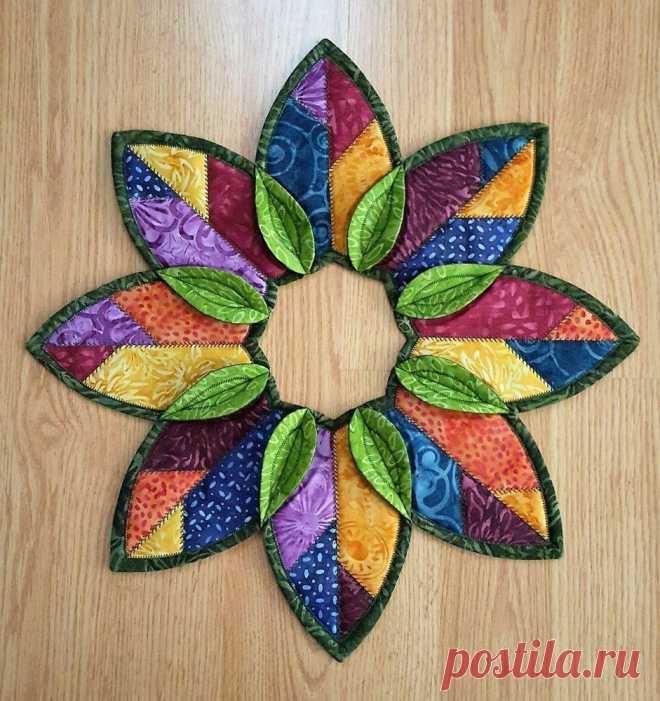 Fold and Stitch Leaf