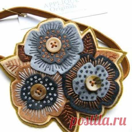 Брошь из фетра