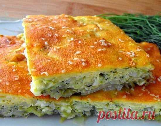 Быстрый пирог с капустой