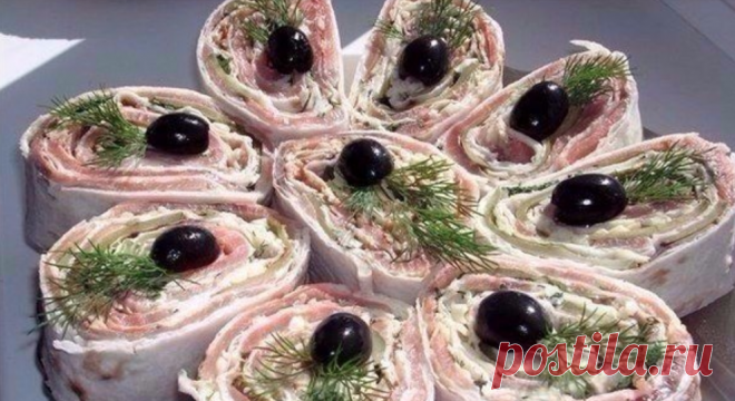 Моя гордость, моя палочка-выручалочка: Закуска из лаваша – 13 вариантов начинки!