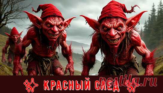 Красные Шапки — грозные существа из мифологии Англо-Шотландского пограничья, известные своей жестокостью и кровожадностью. Их имя связано с кровавым оттенком шляп, окрашенных человеческой кровью, которую они собирают, убивая путешественников...