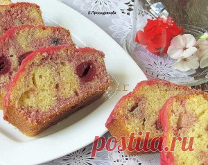 Вишневый кекс | Кулинария своими руками