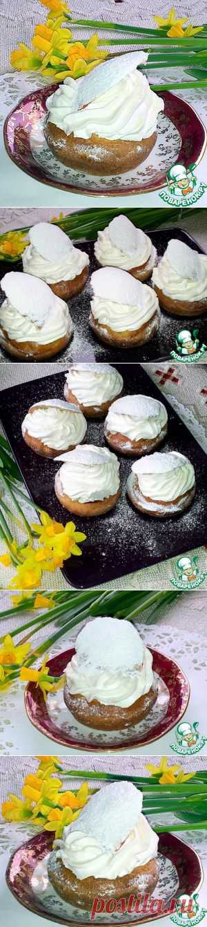 Финская булочка "laskiaisрulla" на масленицу - кулинарный рецепт