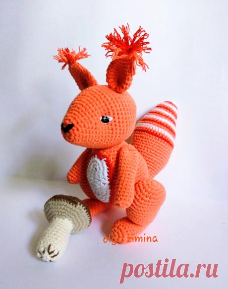 PDF Белочка крючком. FREE crochet pattern; Аmigurumi doll patterns. Амигуруми схемы и описания на русском. Вязаные игрушки и поделки своими руками  #amimore - белка, белочка, squirrel, ardilla, proteina, Eichhörnchen, Feh, wiewiórka, esquilo, sincap, orava, écureuil, veverka, ekorre, orav. Amigurumi doll pattern free; amigurumi patterns; amigurumi crochet; amigurumi crochet patterns; amigurumi patterns free; amigurumi today.