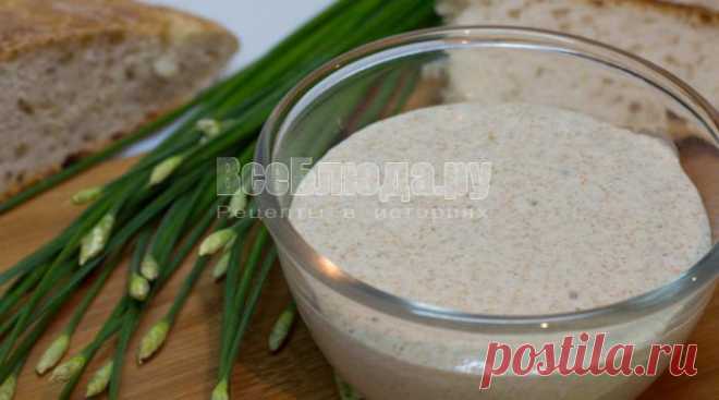 Вечная закваска для хлеба и выпечки без дрожжей. Рецепт с пошаговыми фото от Екатерины Витиной | Все Блюда