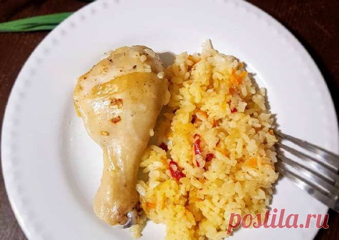 Куриные ножки в духовке с рисом - пошаговый рецепт с фото. Автор рецепта Ирина Фаткулина 🌳 . - Cookpad