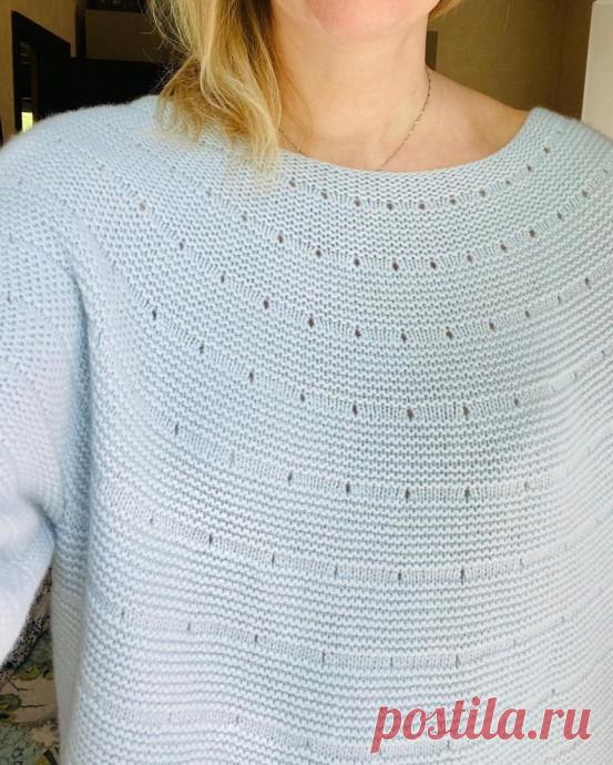 Описание пуловера по картинке