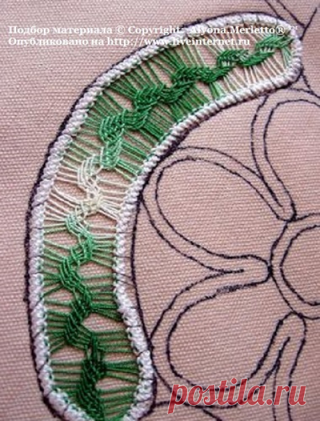 Румынское кружево... Техника выполнения