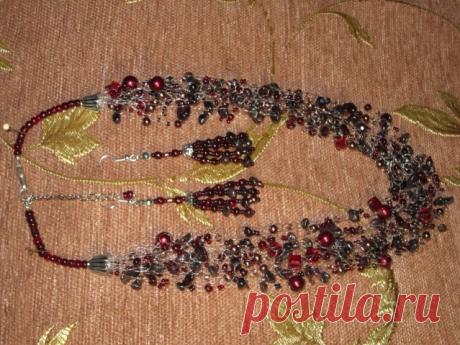 Воздушка из граната / Бисер / Бисер. Работы пользователей