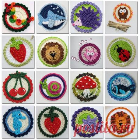 Вязаные крючком магниты на холодильник | Ромашки-Клуб - универсальный городской портал Екатеринбурга. Новости, советы, форум, каталог фирм, частные объявления, обзоры.